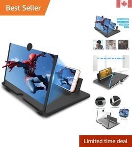 Foldable 12-Inch HD Smartphone Screen Amplifier - Perfect for Kids & Elderly - Photo 1 sur 9