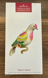 2025 Hallmark FRUIT DOVE Bird KOC Member Exclusive Keepsake Ornament 3.75" - Picture 1 of 6