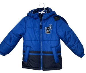 NWT London Fog All Star Hooded Puffer Coat w/Hat Sz. 4T - Picture 1 of 12