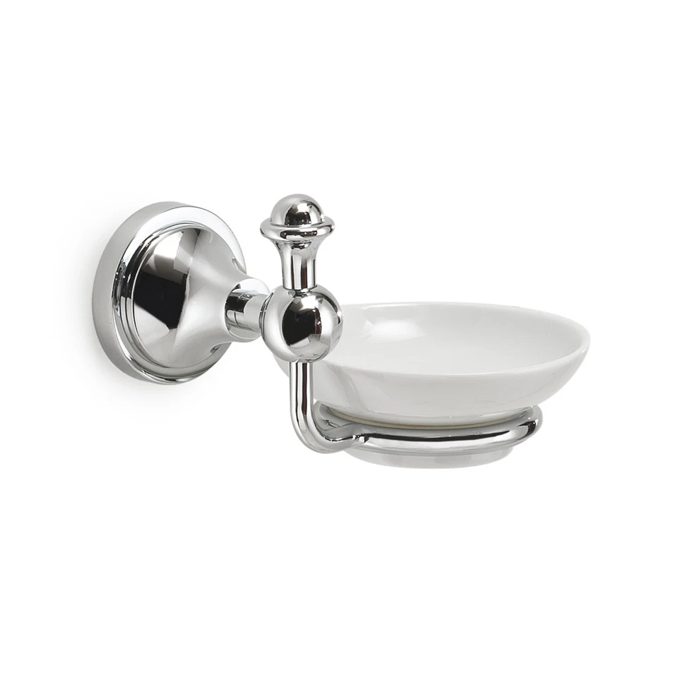 Portasapone da muro in acciaio inox e Cromall NV11 Gedy serie NEVIS Cromato - Immagine 1 di 1