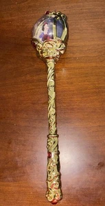 Disney Store Snow White Gold Wand with Light and Sound - Picture 1 of 5