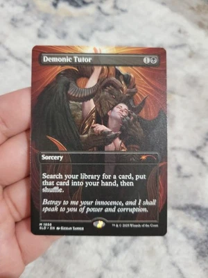 Secret Lair Mtg Kieran Yanner Demonic Tutor Non-foil - Image 1 of 4