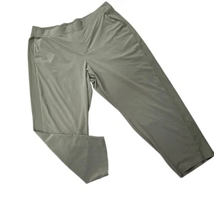 Athleta Brooklyn Midrise Ankle Pants Moss Green Casual Size 20 - Picture 1 of 10