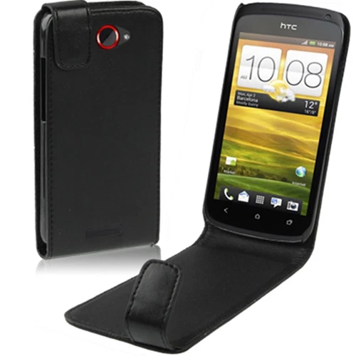Custodia in Ecopelle Nera HQ per HTC One S (Z520e) - Immagine 1 di 1