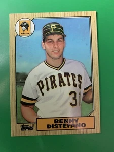 1987 Topps Tiffany Benny Distefano Pittsburgh Pirates #651 - Imagen 1 de 2