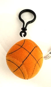 3A Clip On Plush Stuffed Basketball Ganz backpack flair sport - Picture 1 of 5