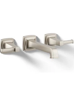 Kohler T26432-4-BN RIFF Bathroom Sink Faucet 1.2 GPM Vibrant Brushed Nickel -NEW - Picture 1 of 4