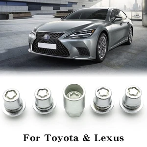 For Toyota & Lexus 00276‑00900 Alloy Wheel Lock Lug Nut Set Anti‑Theft Key Kit - Picture 1 of 15