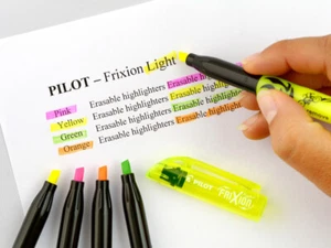 Pilot FriXion Light – Radierbarer Textmarker !!!ALLE FARBEN WÄHLBAR!!! - Bild 1 von 23