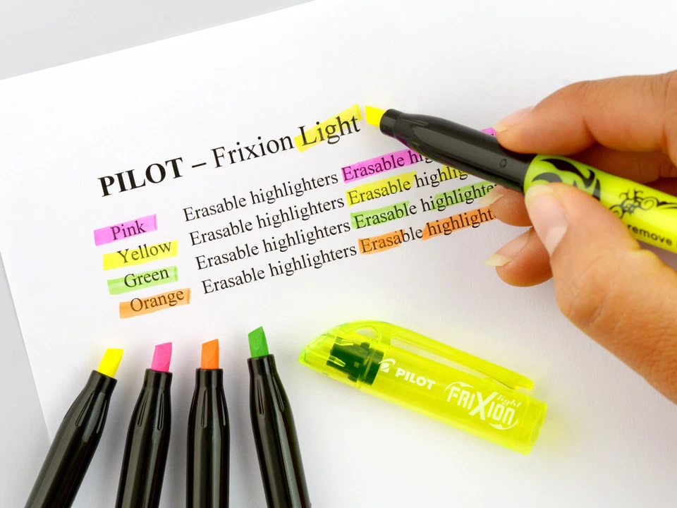 Pilot FriXion Light – Radierbarer Textmarker !!!ALLE FARBEN WÄHLBAR!!! - Bild 1 von 4