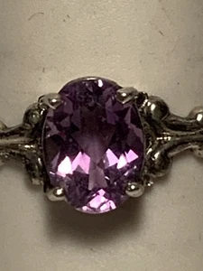 Kabana Sterling Silver, 925 Amethyst Ring Size 8 * - Picture 1 of 4