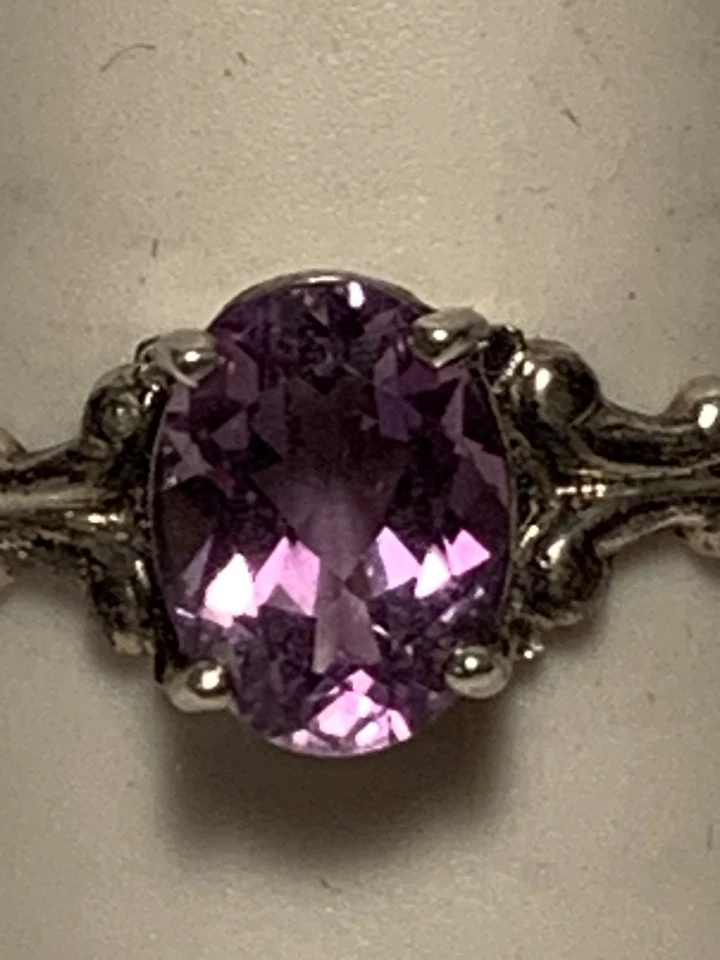 Kabana Sterling Silver, 925 Amethyst Ring Size 8 * - Image 1 of 4