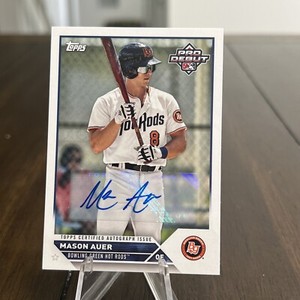 2023 Topps Pro Debut Mason Auer Base Auto Autograph Rays Hot Rods🔥🔥