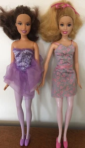 2 Matellel Barbie Ballerina Dolls 2005 - Picture 1 of 5