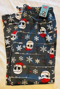 New Disney Pants Lounge Jack Nightmare Fleece PJ Pajama VERY Soft Gray XL NWT - Picture 1 of 10