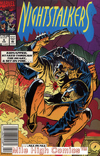 NIGHTSTALKERS (1992 Series) #4 NEWSSTAND Very Fine Comics Book