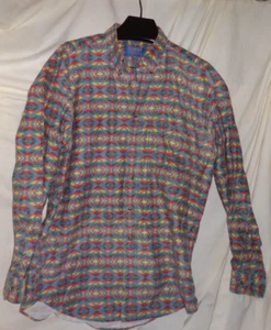 Vintage Pendleton Shirt Button Down Top Long Sleeves Multi Color Aztec Sz L - Picture 1 of 4