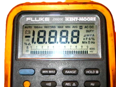 Fluke  87  87- lll Display Fade Repair Kit Kent-Moore J-39200 DMM NO LCD GLASS ! - Image 1 of 4