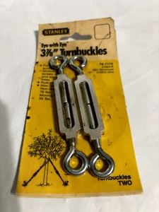 STANLEY "Eye with Eye" 3 7/8" Aluminum Turnbuckle-2 Pack 75-7172 - Picture 1 of 2