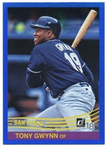 Tony Gwynn 2018 Donruss Holo Blue #258 RETRO  San Diego Padres  Hall of Fame  #2