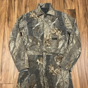 Vtg Liberty Coveralls Mens Medium Camo Realtree 90s Quilt Lined Insulated - Picture 1 of 20