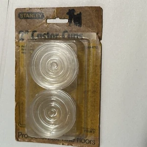 Tazas giratorias vintage Stanley de 2 pulgadas de plástico transparente en paquete hechas en EE. UU. - Imagen 1 de 5