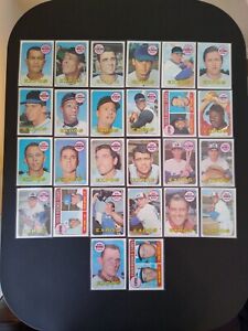 1969 Topps Montreal Expos Lot of 26 Cards Great Condition
