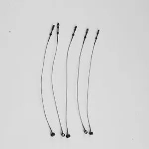 3''~7'' Snap Lock Pin Security Loop Plastic Tag Fastener Tie Black 800pc/bag - Picture 1 of 7