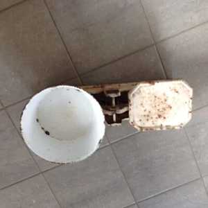 Alte 10 kg Waage mit Schale - Bild 1 von 3