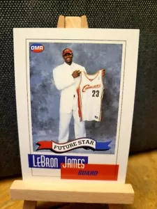 LEBRON JAMES Cleveland Cavaliers Basketball 2003 OMR Draft ROOKIE Card RC - Picture 1 of 5