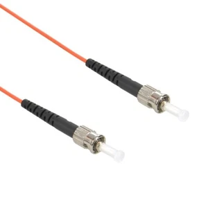 2m ST-ST Simpex 62.5/125 OM1 Multimode Fiber Patch Cable Orange Optic 6FT - Picture 1 of 1