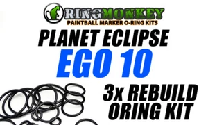 Planet Eclipse 2010 EGO 10 Oring Kit - 3x REBUILD O-RINGS - Picture 1 of 1