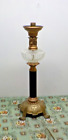 Vintage Rembrandt Brass & Metal  Table Lamp Cast Iron Base 24 "