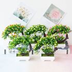 Künstliche Bonsai-Baum Topfpflanzen mit gefälschten Blumen für Wohnzimmerdeko