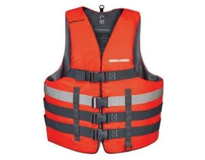 NEW NONCURRENT UNISEX ADULT SEA DOO NAVIGATOR PFD ORANGE 286773**12 - Bild 1 von 1