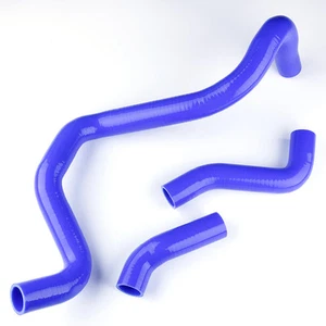 Silicone Radiator Coolant Hose for VW Golf Bora Jetta MK4 IV 1.8T Turbo Blue - Picture 1 of 6
