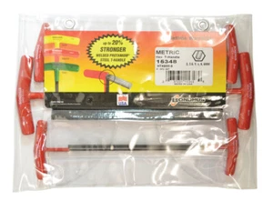 6pc Set T-Handle 9" Length Hex End ProGuard (2-6mm) in Pouch Bondhus USA 15348 - Picture 1 of 2