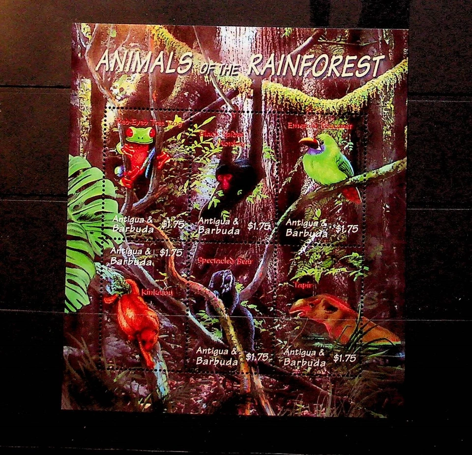 ANTIGUA Sc 2396 NH MINISHEET OF 2000 - ANIMALS - BIRDS - (DF25) - Image 1 of 1