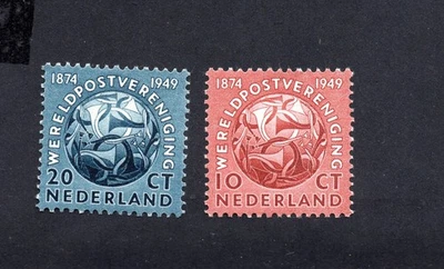 Netherlands 1949 set of stamps Mi#544-545 MH CV=13.2$ - Image 1 of 2