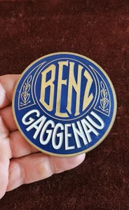OLDTIMER AUTO KÜHLER EMBLEM / BADGE # MERCEDES BENZ GAGGENAU - Bild 1 von 5