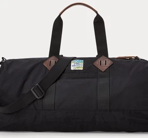 NWT Polo Ralph Lauren Men's Lightweight Black Mountain Travel Duffel Bag $195 - Picture 1 of 13
