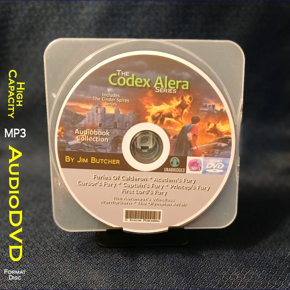 The CODEX ALERA Series By Jim Butcher - 9 MP3 Audiobook Collection - Image 1 of 1