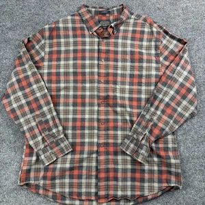 Pendleton Men’s Landry Button-Down Shirt – Size 2XL – Red Gray Plaid Flannel - Picture 1 of 5