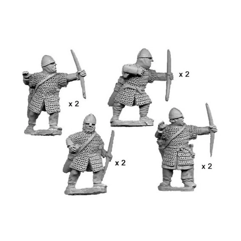 Crusader Minis Dark Age Norman Mini 28mm Armoured Norman Bowmen Pack New - Image 1 of 1