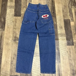 Jeans de mezclilla holgados vintage años 90 Wu Wear bootleg talla 24x30 - Imagen 1 de 6