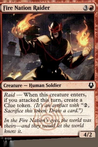 Fire Nation Raider C Avatar: The Last Airbender 135 NM - Picture 1 of 1