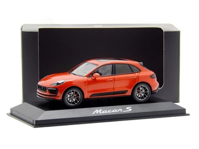 1/43 Porsche Macan S Gen 3 Papaya Metallic Minichamps Scale Model WAP0206150NMAC - Image 1 of 4