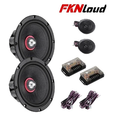 Bassface Indy CP6 6.5 inch 16.5cm 4Ohm Component/Coaxial Midrange 2x80w RMS Pair - Image 1 of 2