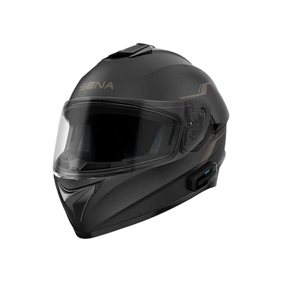 SENA Outforce Full Face Helmet w/ Bluetooth - Matte Black L - NO RESERVE! - Imagem 1 de 4