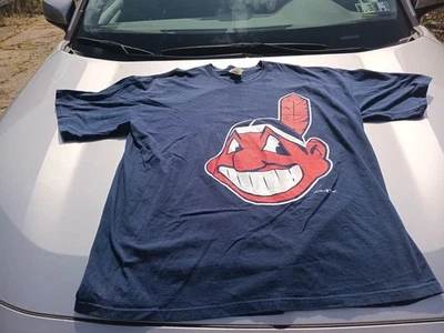 Camiseta Vintage 1998 Hank Aaron Original Cleveland Indians Talla XXL Hecha en Estados Unidos  Foto 1 de 4